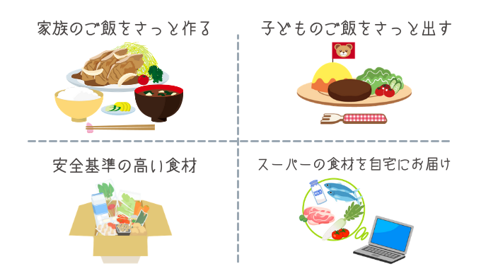 幼児食宅配を使う目的